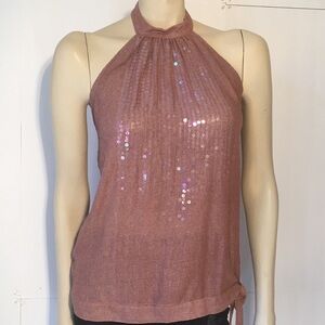 Tarsian & Binkley pink silk top